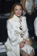 LINDSAY LOHAN at a Fashion Show in Madrid 09/15/2017