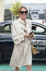 LINDSAY LOHAN at a Fashion Show in Madrid 09/15/2017