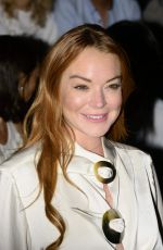 LINDSAY LOHAN at a Fashion Show in Madrid 09/15/2017