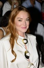 LINDSAY LOHAN at a Fashion Show in Madrid 09/15/2017