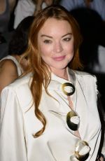 LINDSAY LOHAN at a Fashion Show in Madrid 09/15/2017