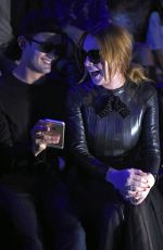 LINDSAY LOHAN at Custo Barcelona Collection at Mercedes-Benz Fashion Week in Madrid 09/17/2017