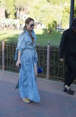 LINDSAY LOHAN at Maria Ke Fisherman Fashion Show in Madrid 09/18/2017