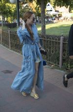 LINDSAY LOHAN at Maria Ke Fisherman Fashion Show in Madrid 09/18/2017