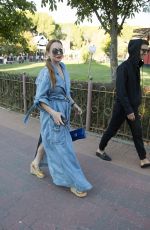 LINDSAY LOHAN at Maria Ke Fisherman Fashion Show in Madrid 09/18/2017
