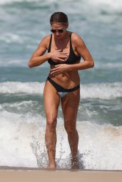LISA CLARK in Bikini at a Beach in Sydney 09/21/2017