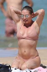 LISA CLARK in Bikini at a Beach in Sydney 09/25/2017