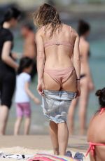LISA CLARK in Bikini at a Beach in Sydney 09/25/2017