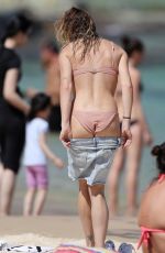 LISA CLARK in Bikini at a Beach in Sydney 09/25/2017