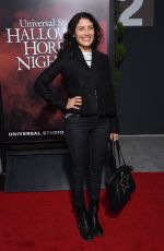 LISA EDELSTEIN at Halloween Horror Nights Opening Night in Hollywood 09/15/2017