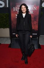 LISA EDELSTEIN at Halloween Horror Nights Opening Night in Hollywood 09/15/2017