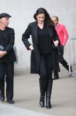 LIV TYLER Leaves BBC Radio in London 09/26/2017