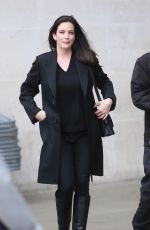LIV TYLER Leaves BBC Studios in London 09/26/2017