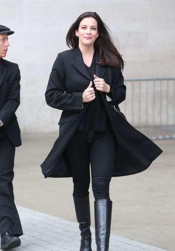 LIV TYLER Leaves BBC Studios in London 09/26/2017
