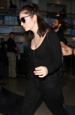 LORDE Arrives at LAX Airport in Los Angeles 09/21/2017