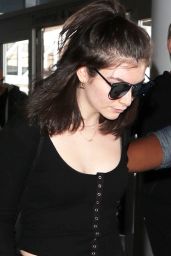 LORDE at Los Angeles International Airport 09/21/2017