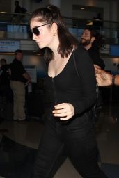 LORDE at Los Angeles International Airport 09/21/2017