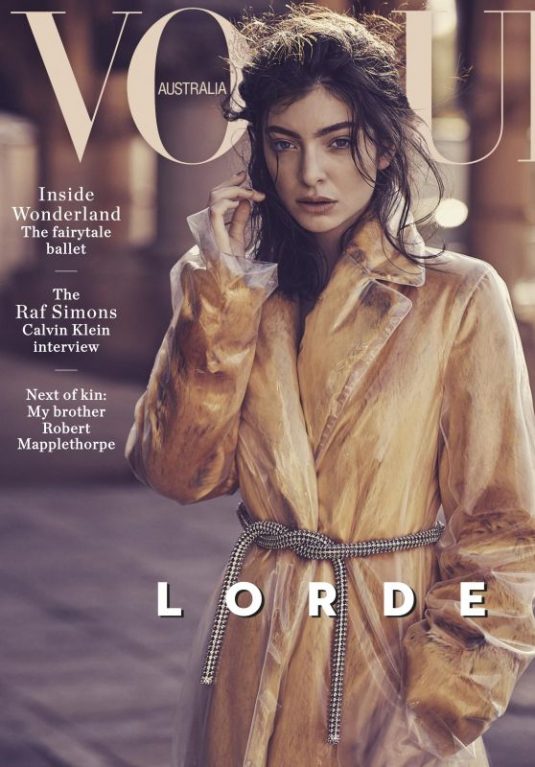 LORDE for Vogue Magazine, Australia October 2017