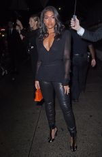 LORI HARVEY Arrves at Tom Ford Fashion Show at New York Fashion Week 09/06/2017