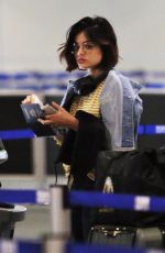 LUCY HALE at Airport in Vancouver 09/02/2017