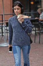 LUCY HALE Out and About in Vancouver 09/17/2017