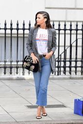 LUCY MECKLENBURGH Out and About in London 09/22/2017
