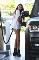 MADISON BEER at a Gas Station in Los Angeles 08/31/2017
