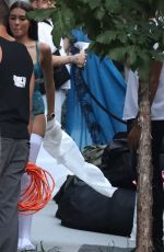 MADISON BEER on the Set of a Photoshoot in New York 09/10/2017