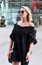 MARGOT ROBBIE Arrives at Heathrow Airport in London 09/18/2017