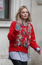 MARGOT ROBBIE at Kiss 100 FM Studios in London 09/21/2017
