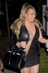 MARIAH CAREY Out for Dinner at Gracias Madre in West Hollywood 09/22/2017