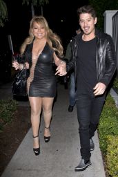 MARIAH CAREY Out for Dinner at Gracias Madre in West Hollywood 09/22/2017