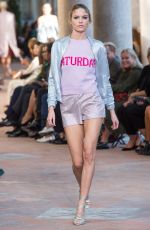 MARTHA HUNT at Alberta Ferretti Spring/Summer 2018 Fashion Show