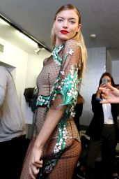 MARTHA HUNT at Blumarine Fashion Show at Milan Fashion Week 09/23/2017