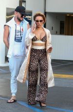 MELANIE BROWN and Gary Madatyan Out in Beverly Hills 09/27/2017