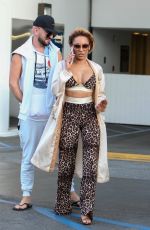 MELANIE BROWN and Gary Madatyan Out in Beverly Hills 09/27/2017
