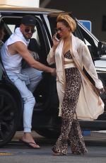 MELANIE BROWN and Gary Madatyan Out in Beverly Hills 09/27/2017