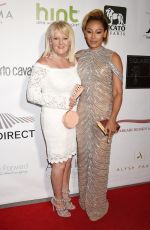 MELANIE BROWN with Her Mother at Face Forward 8th Annual Gala in Los Angeles 09/23/2017