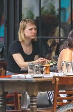MIA WASIKOWSKA Out for Lunch in New York 09/01/2017