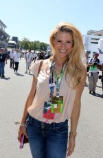 MICHELLE HUNZIKER at Formula One Italian Grand Prix in Monza 09/003/2017