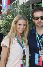 MICHELLE HUNZIKER at Formula One Italian Grand Prix in Monza 09/003/2017