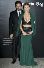 MICHELLE HUNZIKER at Vogue Italia The New Beginning Party in Milan 09/22/2017