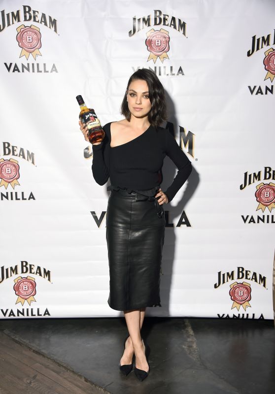 MILA KUNIS at Jim Beam Vanilla Launch Party in New York 09/25/2017