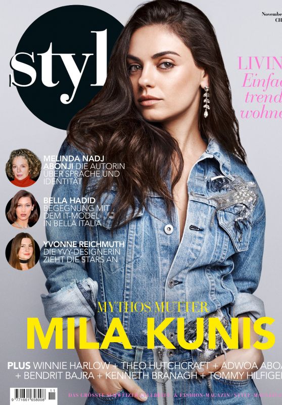 MILA KUNIS in Style Magazine,Germany November 2017 Issue