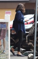 MILA KUNIS Leaves Massage Place in Van Nuys 09/21/2017