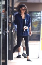 MILA KUNIS Leaves Massage Place in Van Nuys 09/21/2017