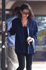 MILA KUNIS Leaves Massage Place in Van Nuys 09/21/2017