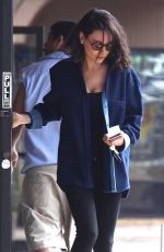 MILA KUNIS Leaves Massage Place in Van Nuys 09/21/2017