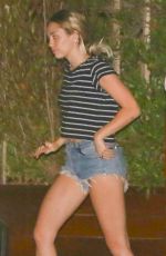 MILEY CYRUS and Liam Hemsworth Out for Dinner at Soho Hoise in Malibu 09/02/2017