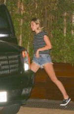 MILEY CYRUS and Liam Hemsworth Out for Dinner at Soho Hoise in Malibu 09/02/2017